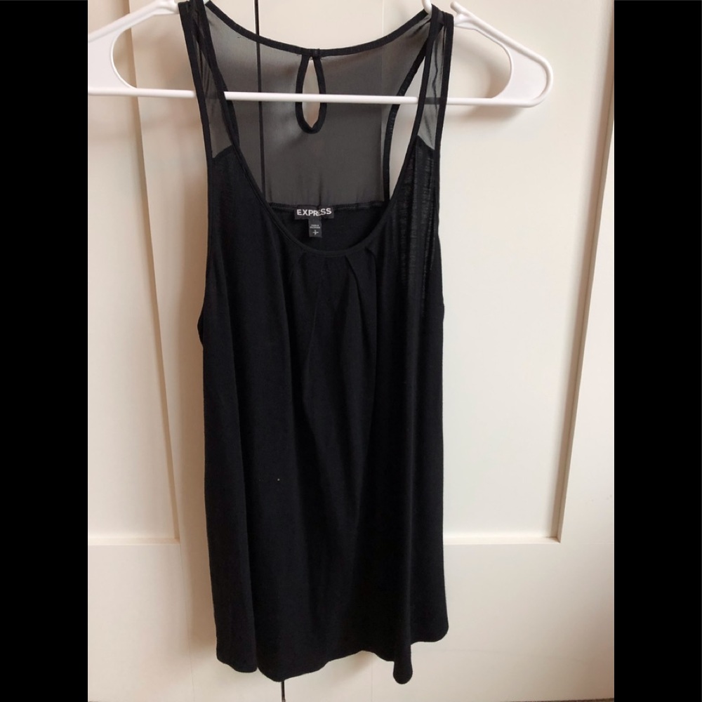 Black tank top